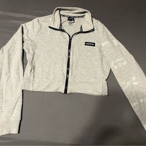 Flag Nor Fail crop track jacket